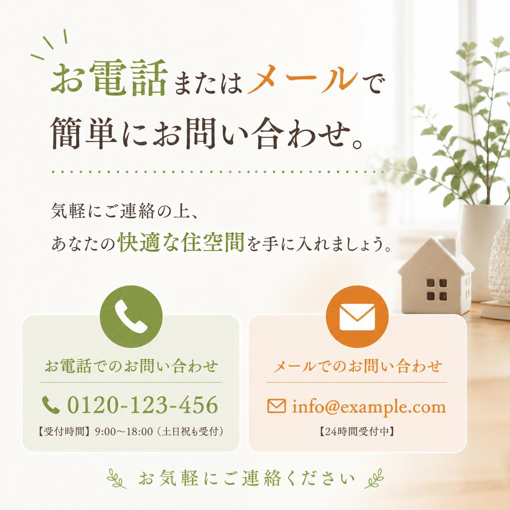 今すぐ無料見積もりを！