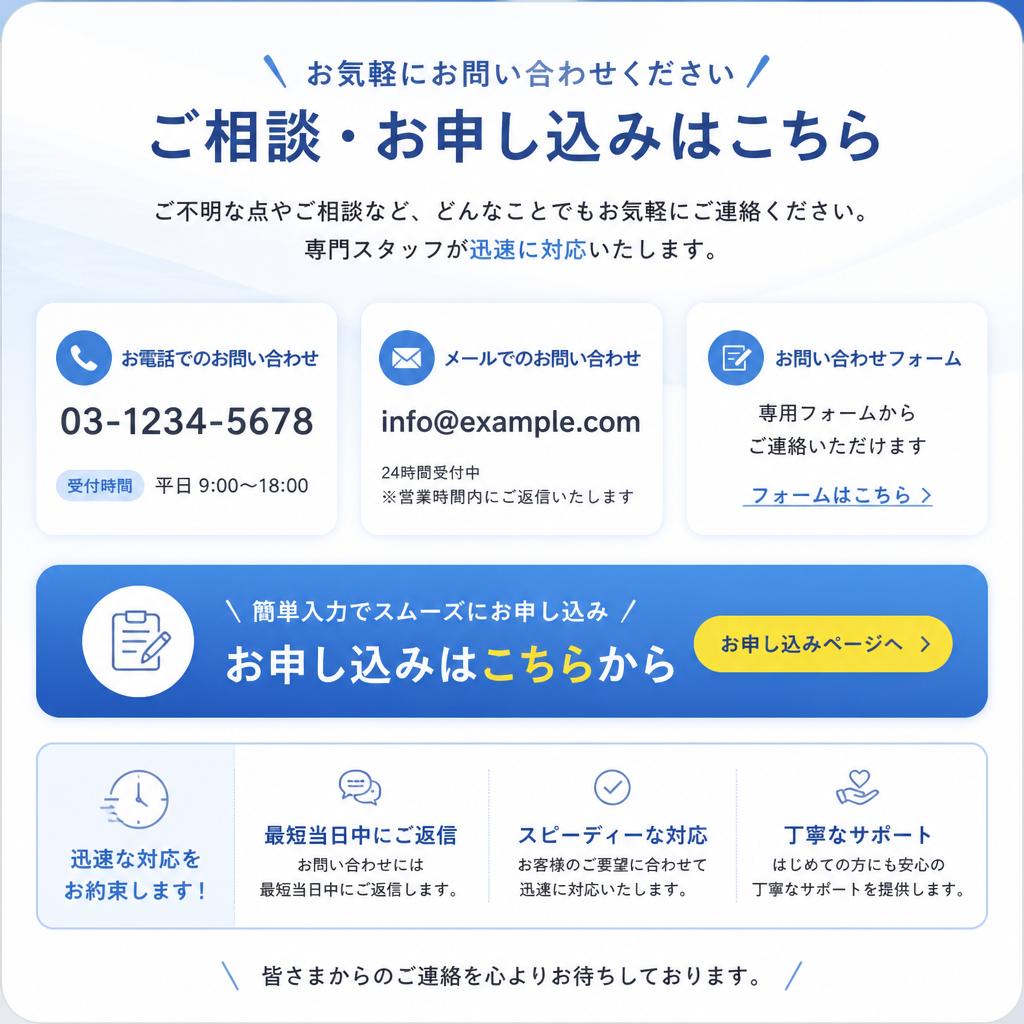7. お問い合わせ・ご相談